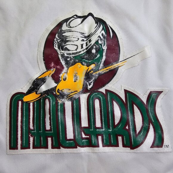 Quad City Mallards Signed Hockey Jersey Mens Medium By Athletic Knit - Picture 2 of 9